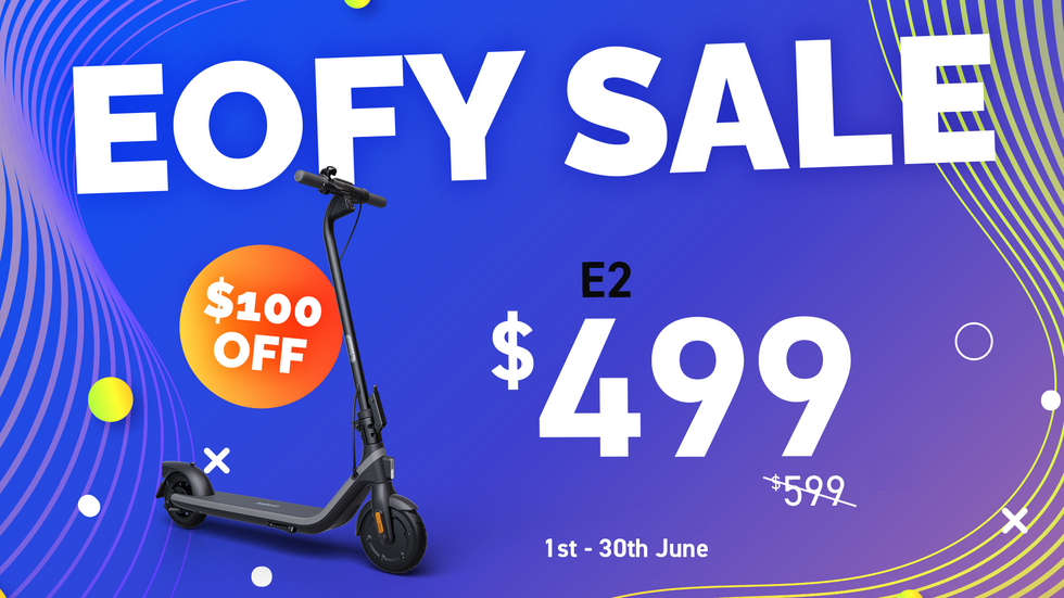 E2 electric scooter EOFY Sale at Segway Online