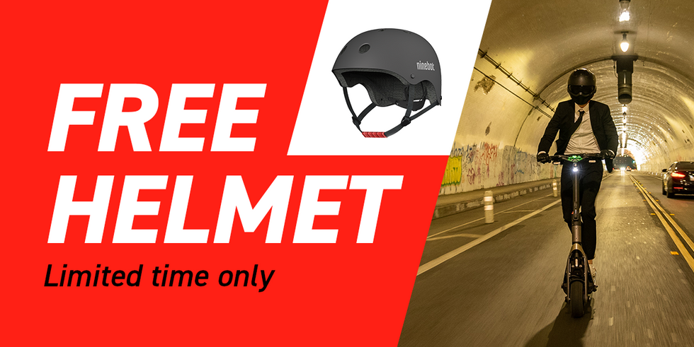 Free Helmet Segway Ninebot with GT1 Electric Scooter 