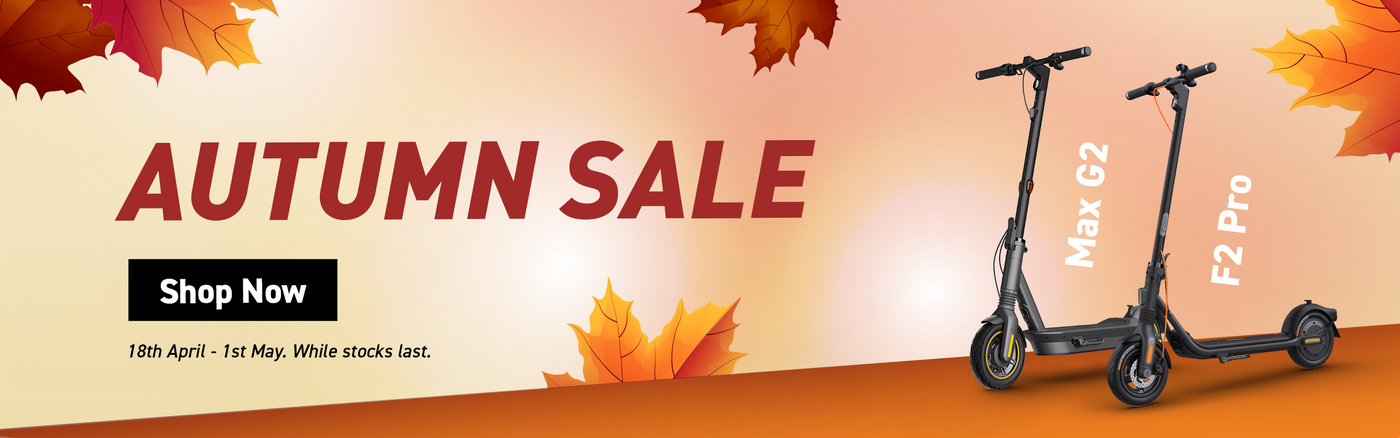 Autumn Sale - Buy Max G2 and F2 Pro electric scooters