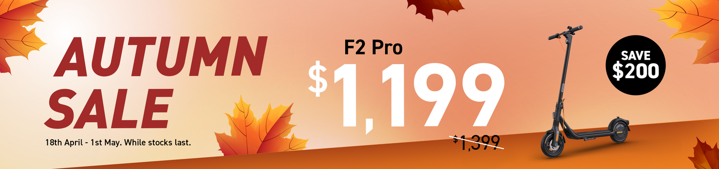 Autumn Sale - F2 Pro electric scooter 